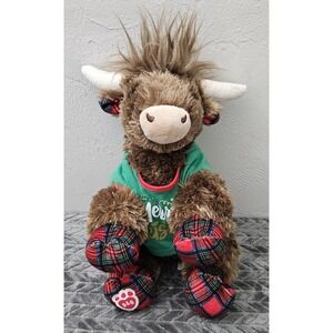 Build-A-Bear Tartan Highland Cow Plush - With Shirt *Please Read